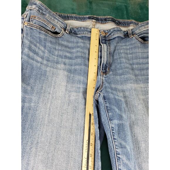 JJill Jeans Size 22 Womens Blue Pants Stretch Mid Rise Ladies Relaxed Boyfriend - Picture 7 of 12